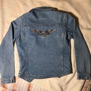Vintage Harley Davidson Jean Motorcycle 🏍️ Jacket